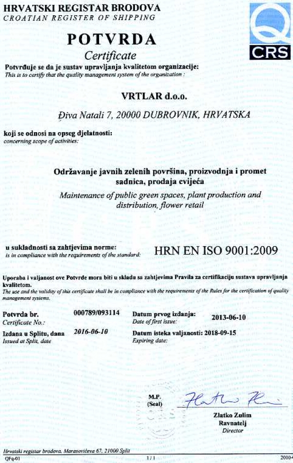 ISO standard 2018